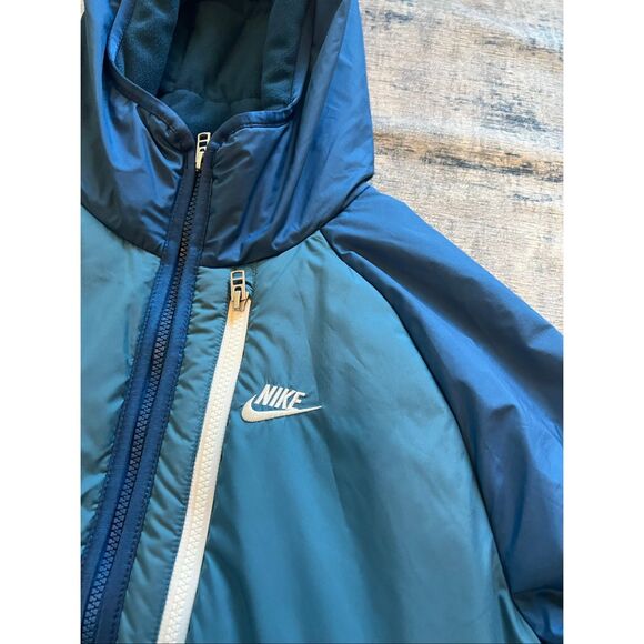 Nike Blue Therma Fit Legacy Hooded Full Zip Jacket Nike DD6857-476 Men's Small - Picture 7 of 8
